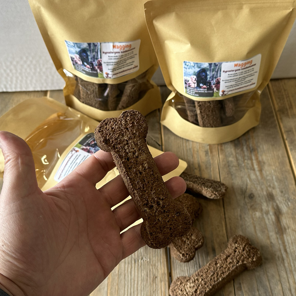 hondenkoeken met insecteneiwit